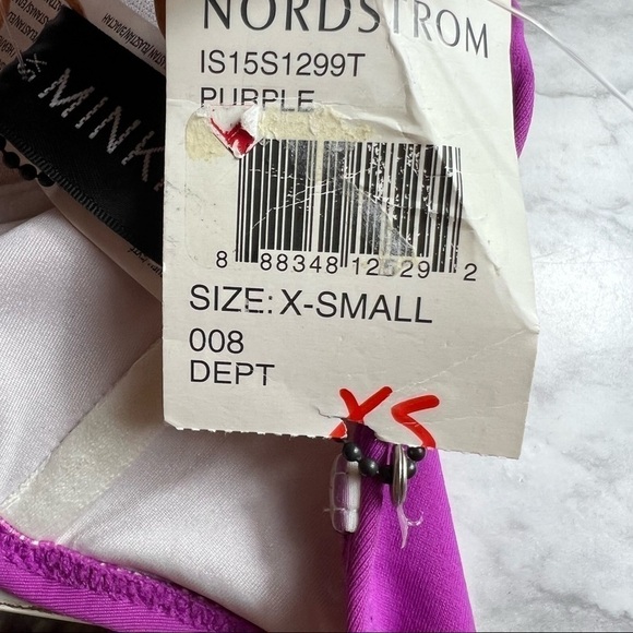 MiniPink Strapless Underwire Bikini Top NEW - Picture 7 of 8